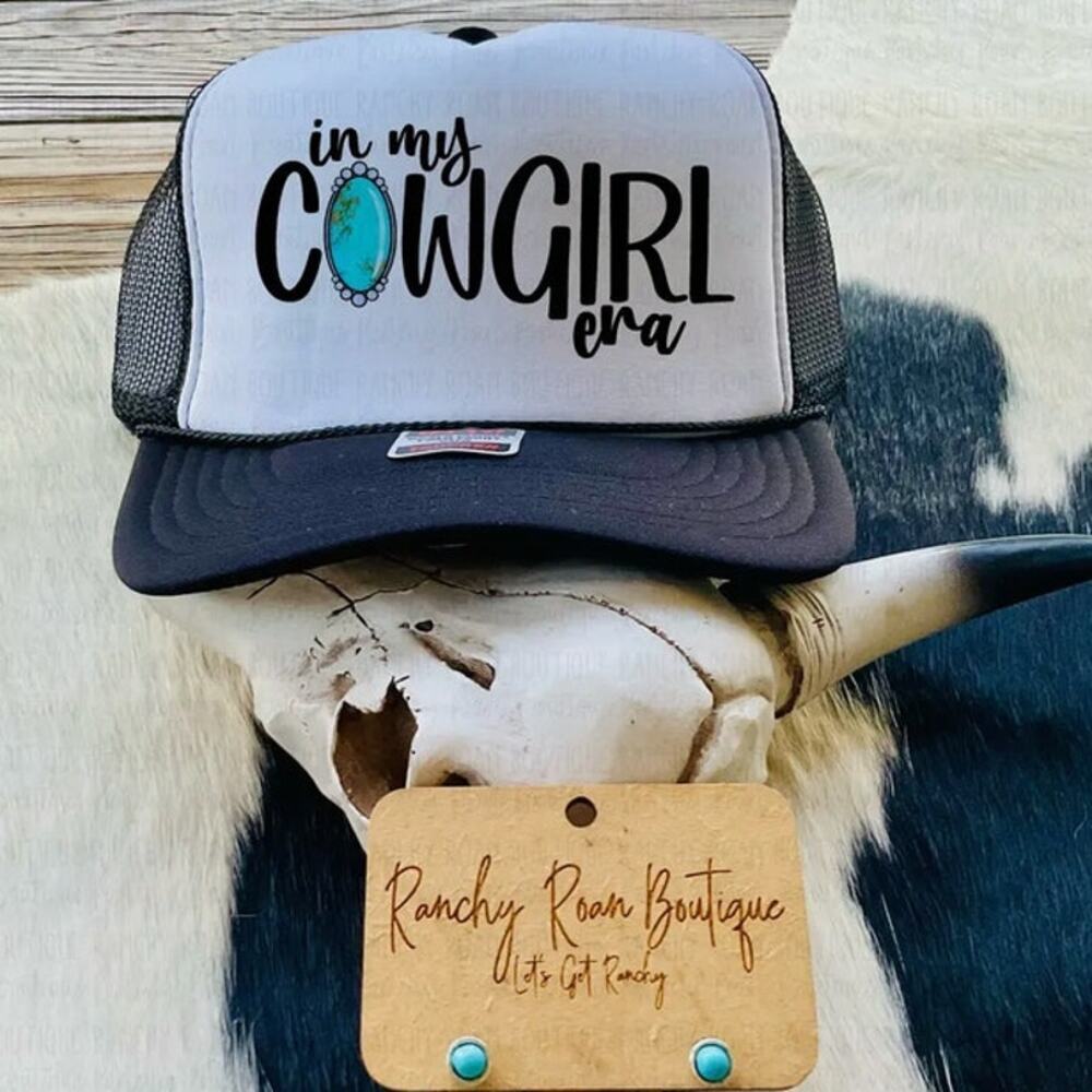 In My Cowgirl Era Western Foam Front Trucker Hat
